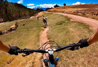 Mountain bike in the Sacred Valley